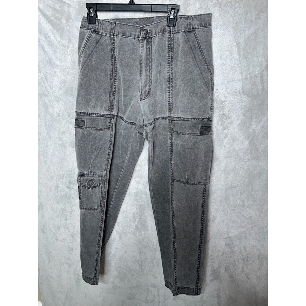 Vintage  Bugle Boy Mountain Patrol Cargo Pants Mens Canvas Pants 34Mx30 military
